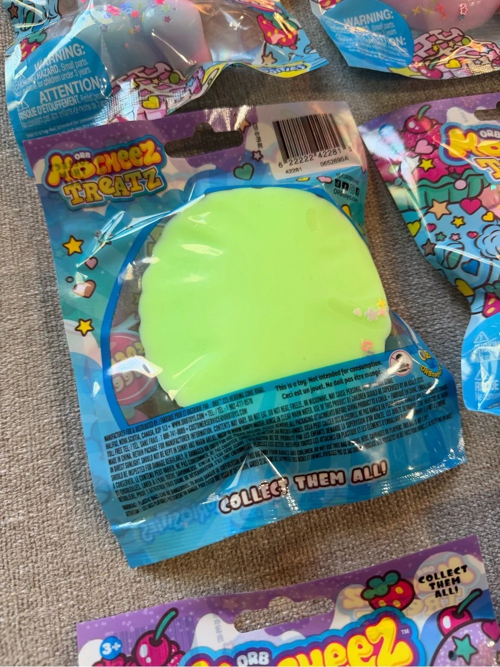 Viral ORB Mocheez Treatz Squishy Toys Lot of 9 New Sensory